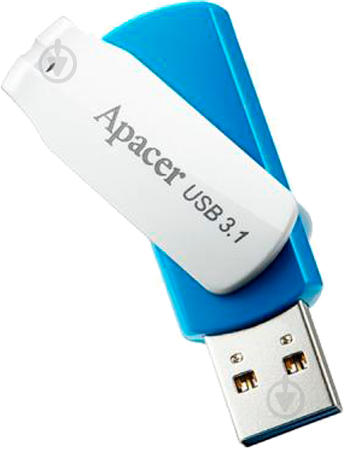 Накопичувач Apacer AH357 64 ГБ USB 3.1 blue (AP64GAH357U-1) - фото 5