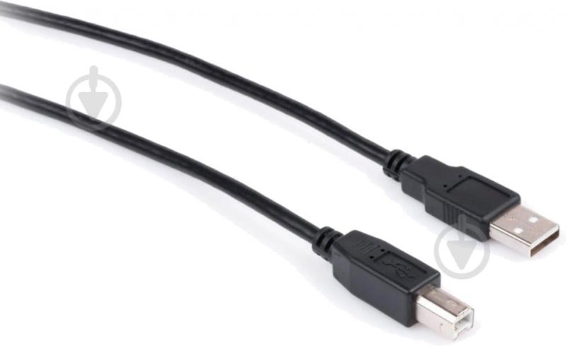 Кабель Vinga USB 2.0 AM/BM 3 м черный (USBAMBM01-3.0) - фото 2