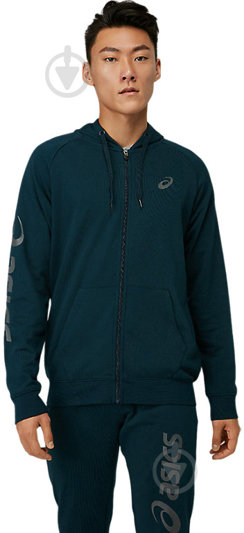 Джемпер Asics BIG FZ HOODIE 2031A983-404 р. L синій - фото 1