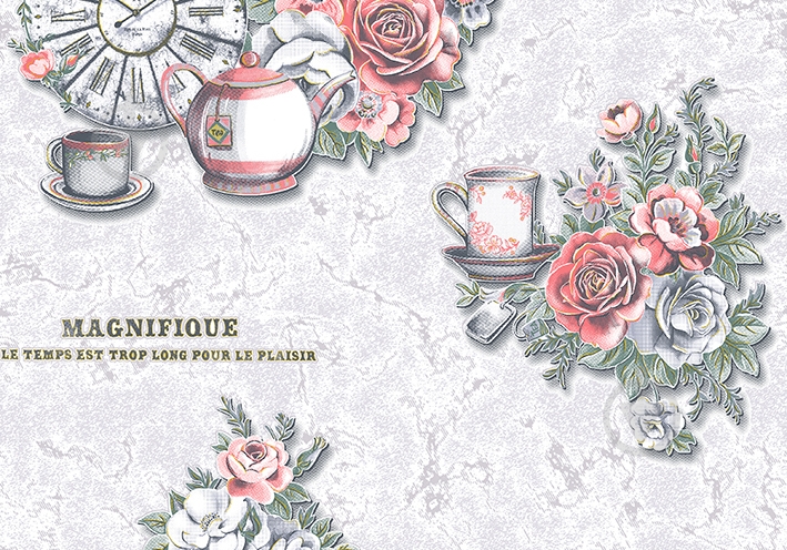 Обои из вспененного винила Vinil Хилтон декор МНК4-0760 0,53x10,05 м - фото 1