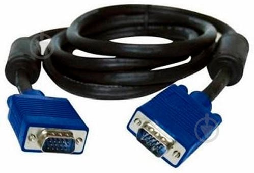 Кабель мультимедийный Atcom VGA – VGA 3 м черный (7790) - фото 1 Кабель мультимедийный Atcom VGA – VGA 3 м черный (7790) - фото 1