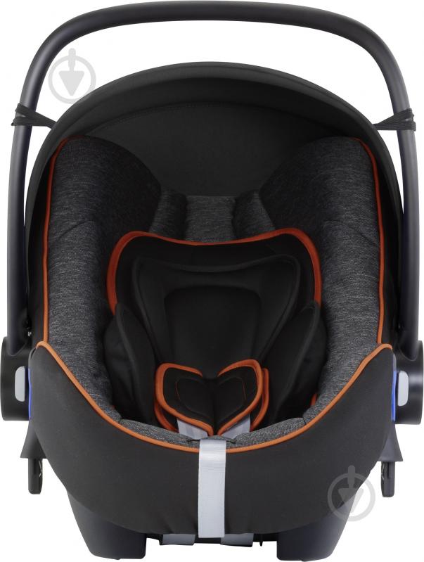 Автокресло Britax-Romer Baby-Safe i-Size Black marble оранжевый с серым 2000024382 - фото 2