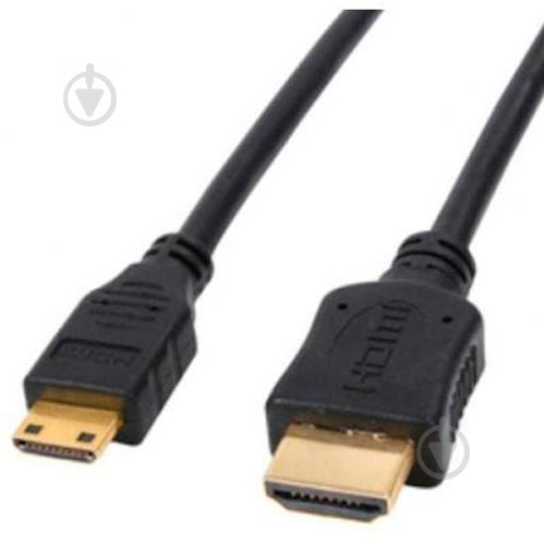 Кабель мультимедийный Atcom HDMI – miniHDMI 1 м черный (6153) - фото 1