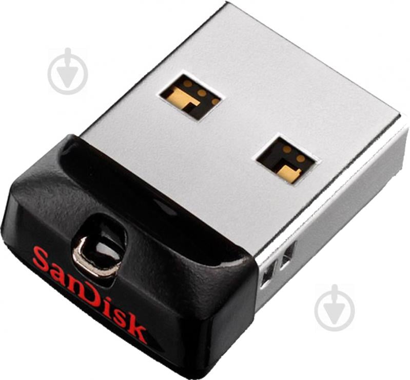 Накопитель SanDisk Cruzer Fit 32 ГБ USB 2.0 silver (SDCZ33-032G-G35) - фото 1