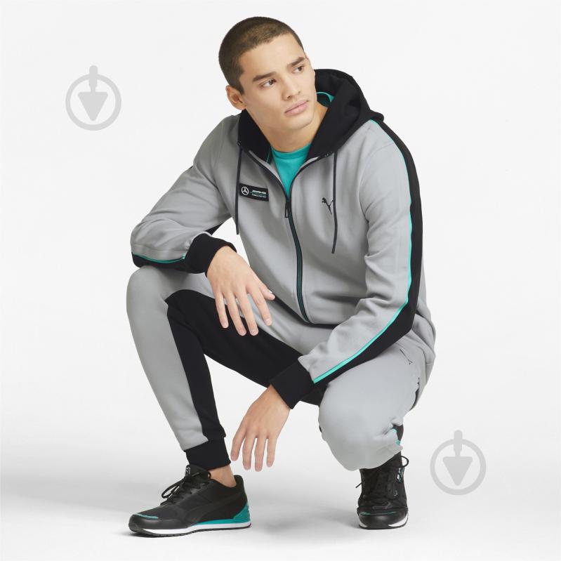 Джемпер Puma MAPF1 Hooded Sweat Jacket 53360702 р. S сірий - фото 3