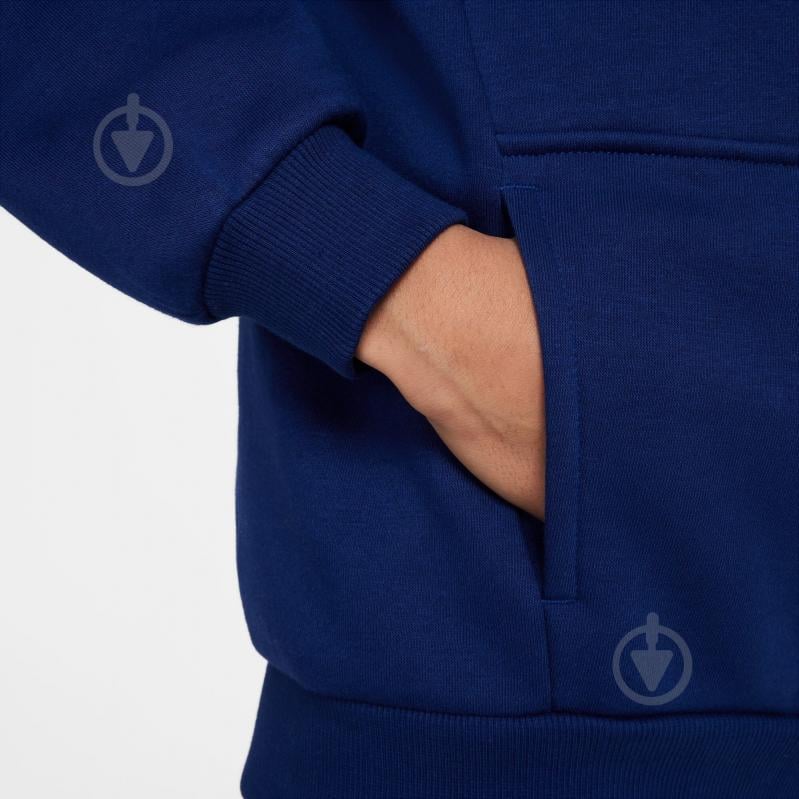 Джемпер Nike EH K NK CLUB FLC HDY -PD HJ3837-492 р.XS синий - фото 2