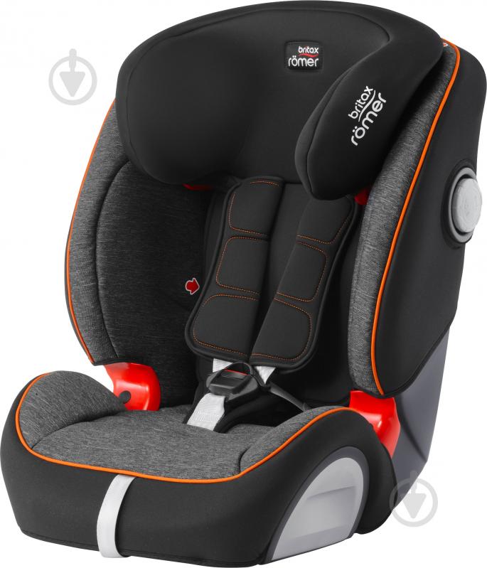 Автокресло Britax-Romer Evolva 123 SL Sict Black marble черный с серым 2000025427 - фото 1