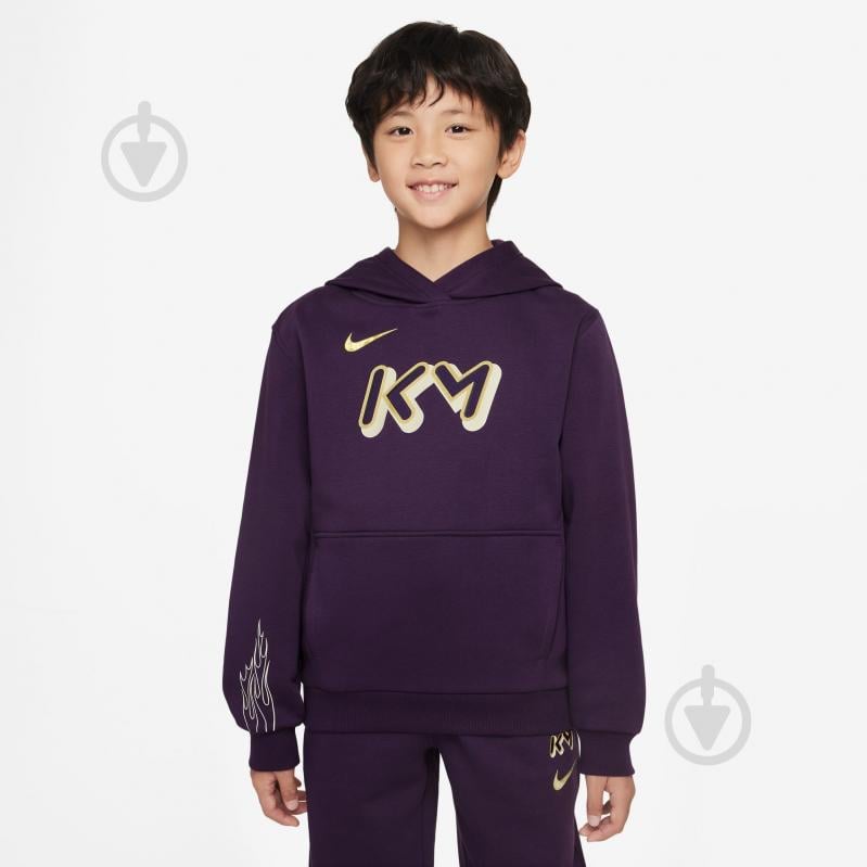 Джемпер Nike KM K NK CLUB FLC HDY -PD HQ3685-585 р.XS фиолетовый - фото 1 Джемпер Nike KM K NK CLUB FLC HDY -PD HQ3685-585 р.XS фиолетовый - фото 1
