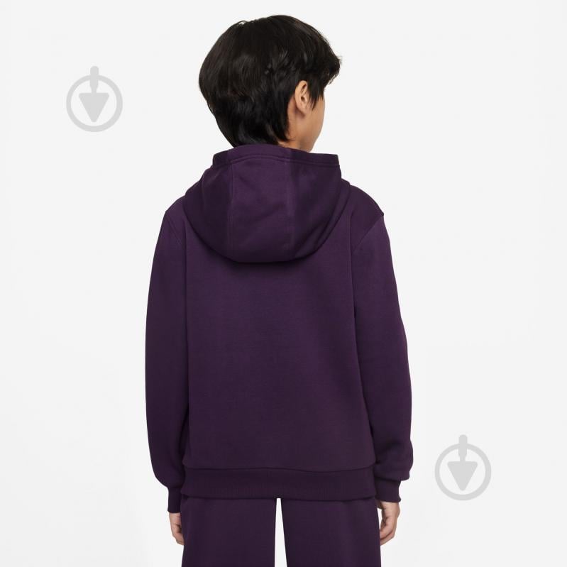 Джемпер Nike KM K NK CLUB FLC HDY -PD HQ3685-585 р.XS фиолетовый - фото 2 Джемпер Nike KM K NK CLUB FLC HDY -PD HQ3685-585 р.XS фиолетовый - фото 2