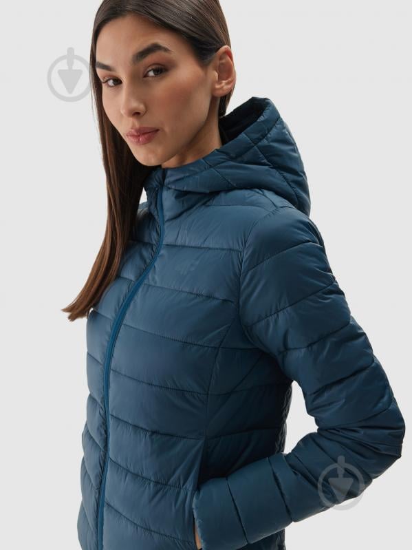 Куртка женская демисезонная 4F DOWN JACKET F468 4FWAW24TDJAF468-46S р.S синяя - фото 1