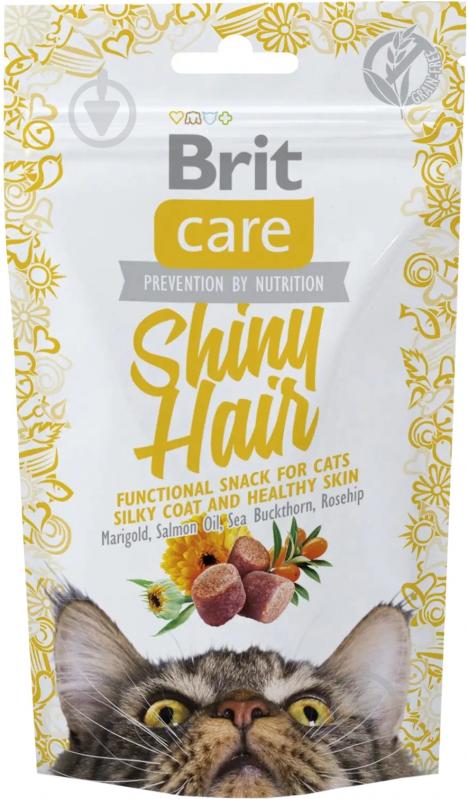 Лакомство Brit Care для кошек шелковистого меха и здоровой кожи с лососем 50 г 111264/1388 - фото 1 Лакомство Brit Care для кошек шелковистого меха и здоровой кожи с лососем 50 г 111264/1388 - фото 1