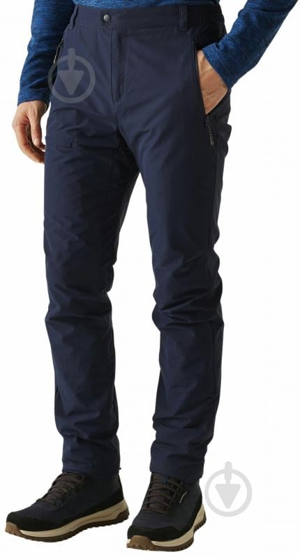 Штани Regatta HightonWtrTrs RMJ352-540 р. 36 синій - фото 1 Штани Regatta HightonWtrTrs RMJ352-540 р. 36 синій - фото 1