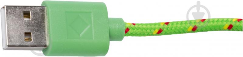 Кабель Luxe Cube 1 м зеленый (TEXTILE USB MICRO TO USB GREEN) - фото 3