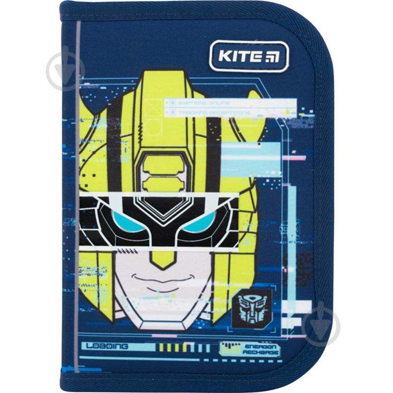 Пенал шкільний Transformers TF22-622 KITE синій - фото 1