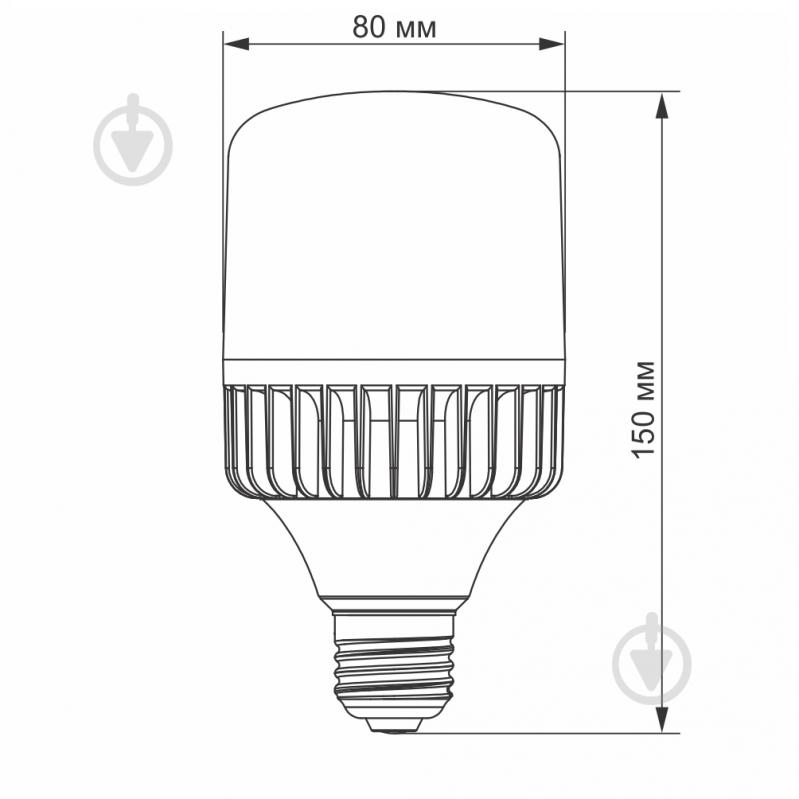 Лампа світлодіодна Videx 30 Вт A80 матова E27 220 В 5000 К 25002 - фото 3