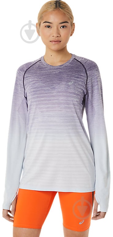 Футболка Asics SEAMLESS LS TOP 2012C392-500 р.S розовый - фото 1