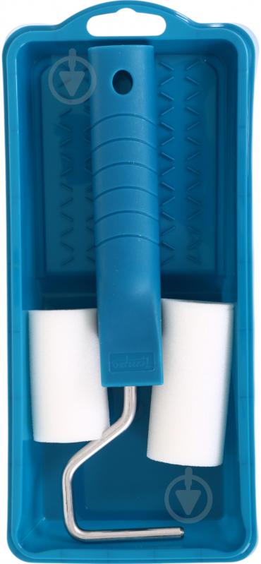 Ванночка для краски с валиком Tempo 70 мм с дополнительным валиком 50 мм №12 - 0180-120000 - фото 1 Ванночка для краски с валиком Tempo 70 мм с дополнительным валиком 50 мм №12 - 0180-120000 - фото 1