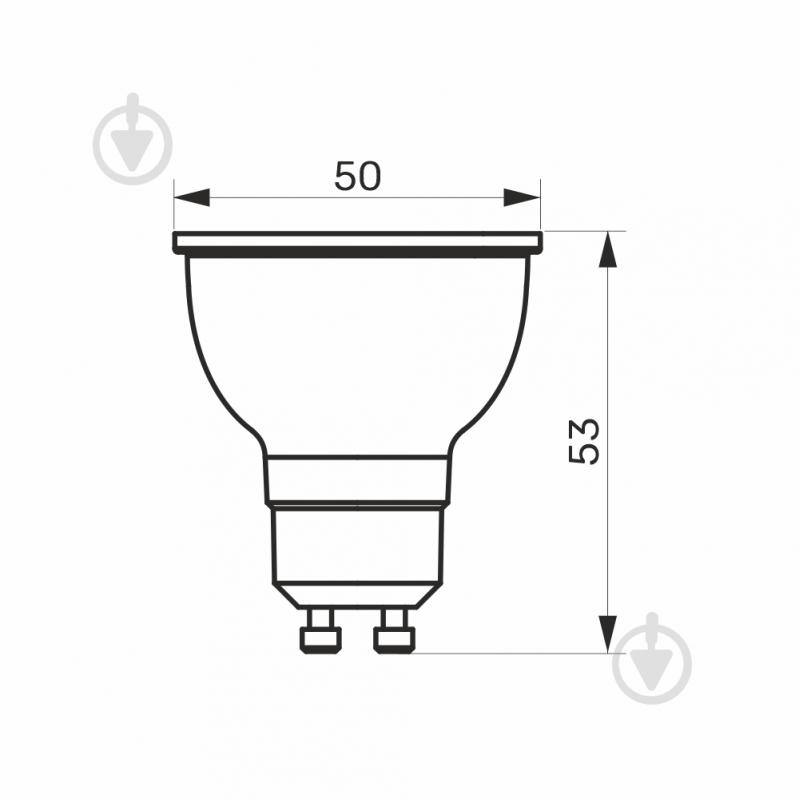 Лампа светодиодная TITANUM 6 Вт MR16 матовая GU10 220 В 4100 К 27006 - фото 3