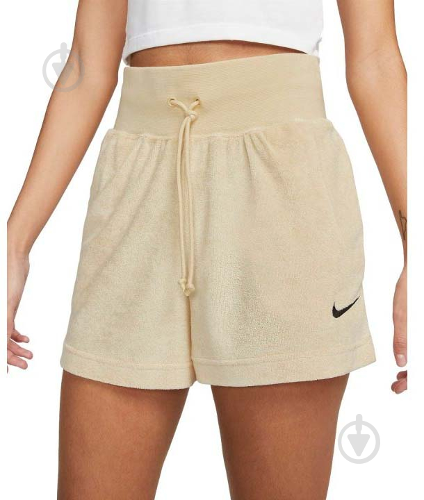 Шорты Nike W NSW TRRY SHORT MS FJ4899-294 р. S бежевый - фото 2