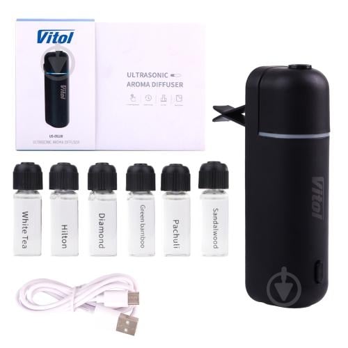 Ароматизатор на дефлектор Vitol Black 30 мл - фото 1