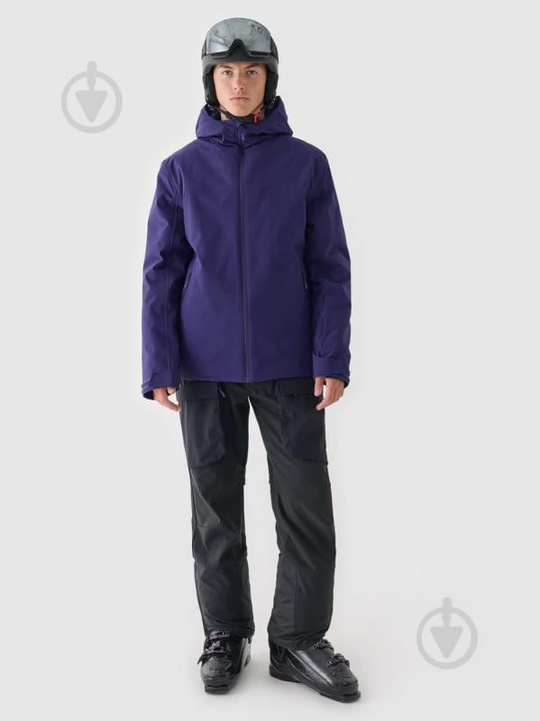 Куртка чоловіча зимова 4F TECHNICAL JACKET M579 4FWAW24TTJAM579-31S р.L синя - фото 3 Куртка чоловіча зимова 4F TECHNICAL JACKET M579 4FWAW24TTJAM579-31S р.L синя - фото 3