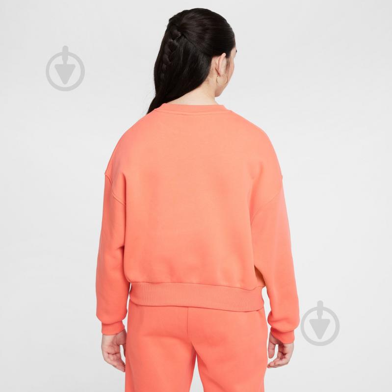 Світшот Nike G NSW CLUB FLC BXY CRW LBR FZ9244-814 р.XS рожевий - фото 2 Світшот Nike G NSW CLUB FLC BXY CRW LBR FZ9244-814 р.XS рожевий - фото 2