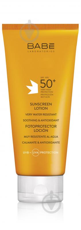 Лосьйон сонцезахисний BABE Laboratorios SPF 50+ 200 мл - фото 1