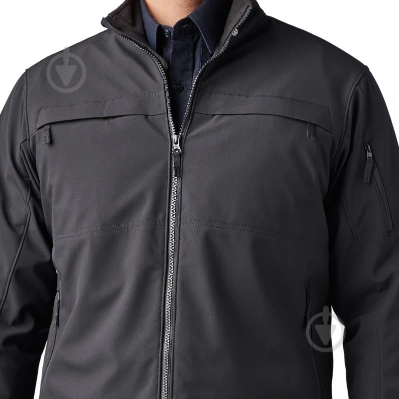 Куртка чоловіча демісезонна 5.11 Tactical демісезонна "Chameleon Softshell Jacket 2.0" 48373-019 р.L [019] Black - фото 2