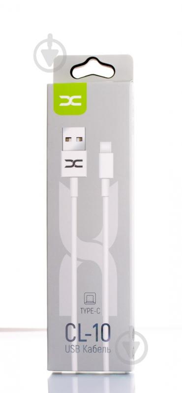 USB-кабель DC Type-C (CL-10) 2A 1 м білий (2000000326023) - фото 2