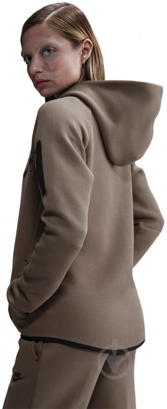 Джемпер Nike W NSW TCH FLC WR FZ HDY 2 HV6747-233 р.L коричневий - фото 5 Джемпер Nike W NSW TCH FLC WR FZ HDY 2 HV6747-233 р.L коричневий - фото 5