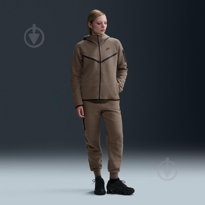 Джемпер Nike W NSW TCH FLC WR FZ HDY 2 HV6747-233 р.L коричневий - фото 8 Джемпер Nike W NSW TCH FLC WR FZ HDY 2 HV6747-233 р.L коричневий - фото 8
