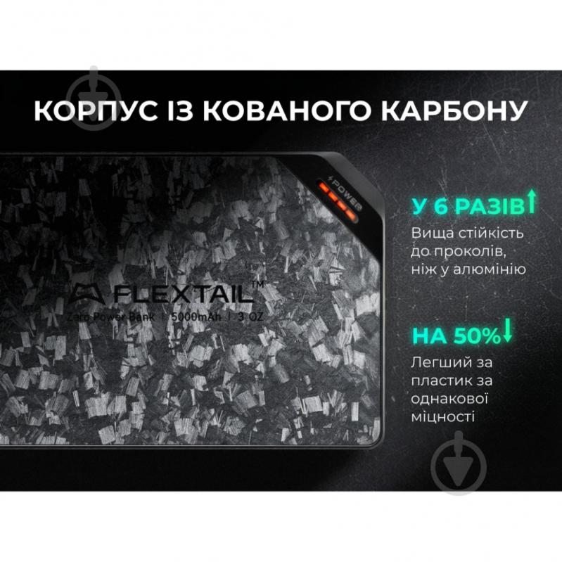 Повербанк Flextail Zero Power 5000 mAh black (6975755967059) - фото 7