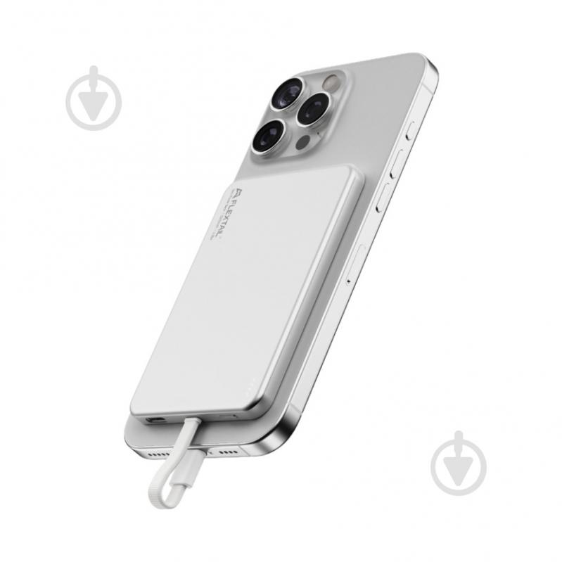Повербанк Flextail Zero Power Metal 5000 mAh white (6975755966724) - фото 2