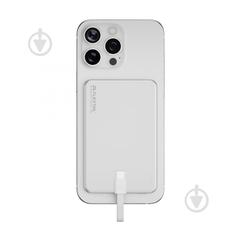 Повербанк Flextail Zero Power Metal 5000 mAh white (6975755966724) - фото 1