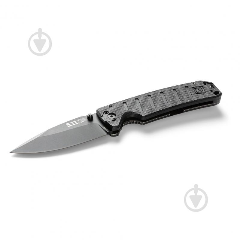 Нож складной 5.11 Tactical "Ryker DP Knife" (Black) D2 51172-019 - фото 5