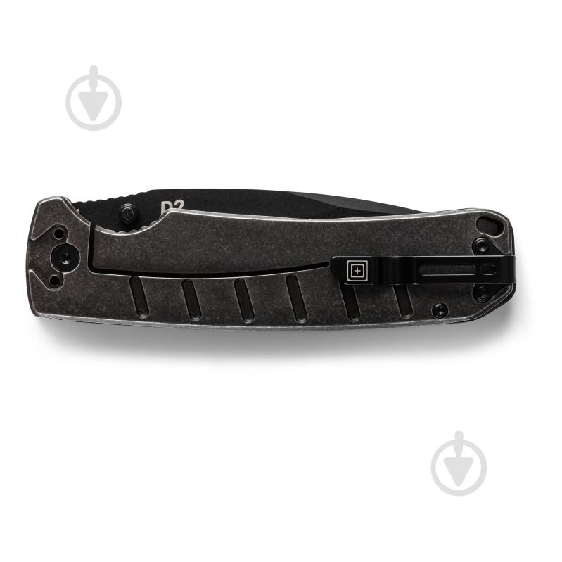 Нож складной 5.11 Tactical "Ryker DP Knife" (Black) D2 51172-019 - фото 6