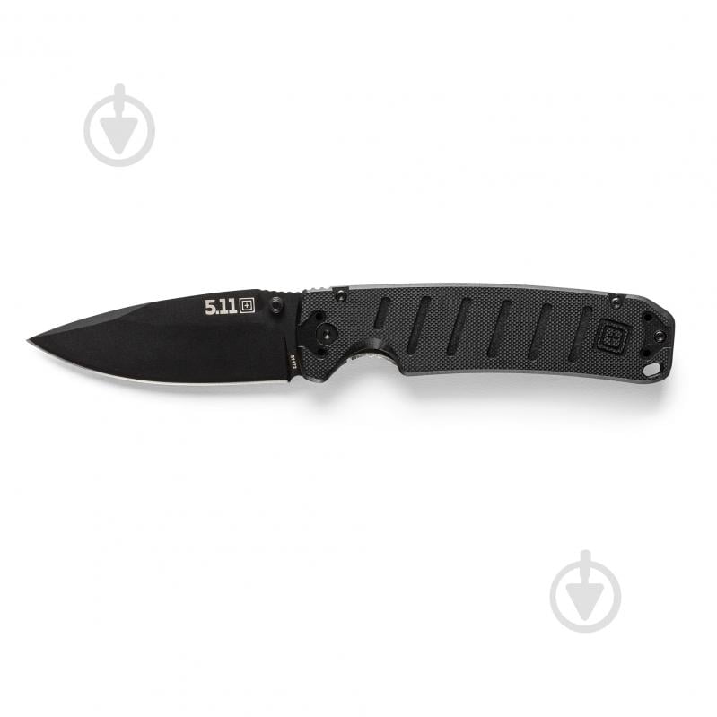 Нож складной 5.11 Tactical "Ryker DP Knife" (Black) D2 51172-019 - фото 1