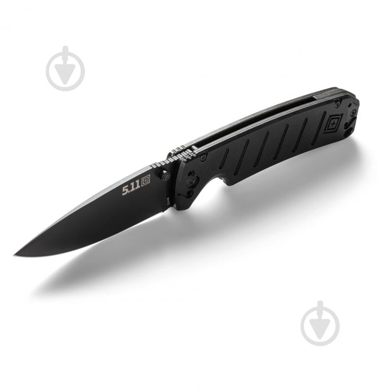Нож складной 5.11 Tactical "Ryker DP Knife" (Black) D2 51172-019 - фото 2