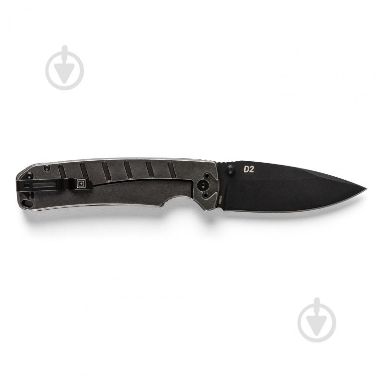 Нож складной 5.11 Tactical "Ryker DP Knife" (Black) D2 51172-019 - фото 4