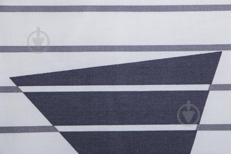 Комплект постельного белья Triangle 1,5 темно-серый Ibodo - фото 4