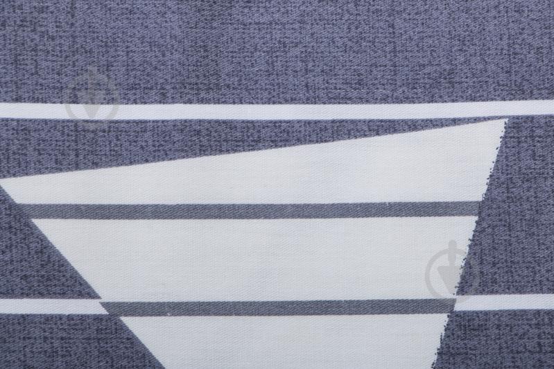 Комплект постельного белья Triangle 1,5 темно-серый Ibodo - фото 5