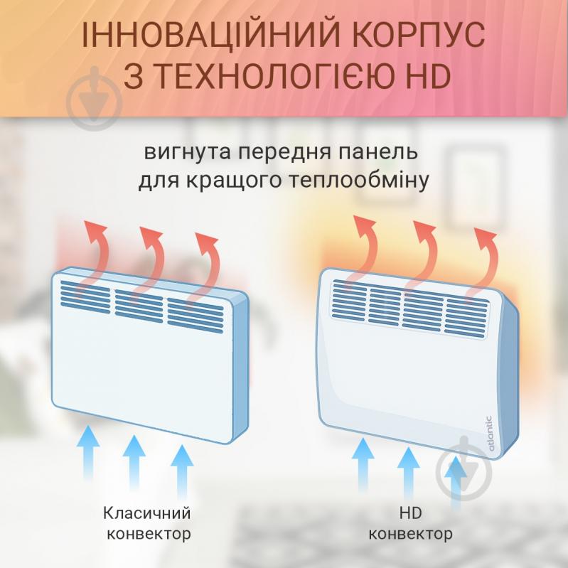 Конвектор електричний Atlantic F120 Connect Mobile CMG-BD0/Wi-Fi/M (1500W) - фото 13