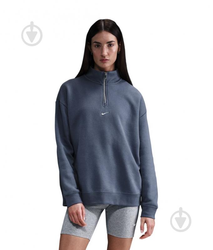 Джемпер W NSW FLC QZ GLS HV6071-491 р.M голубой - фото 1 Джемпер W NSW FLC QZ GLS HV6071-491 р.M голубой - фото 1