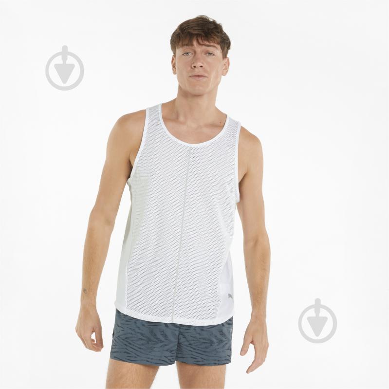 Майка Puma RUN Cloudspun Singlet M 52139802 р.M белый - фото 1