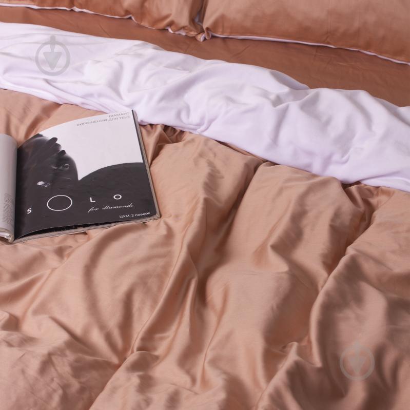 Комплект постельного белья Велюр Winter Delicate 28-0046 Cyclamen 175х210 см кремовый/белый MirSon - фото 3