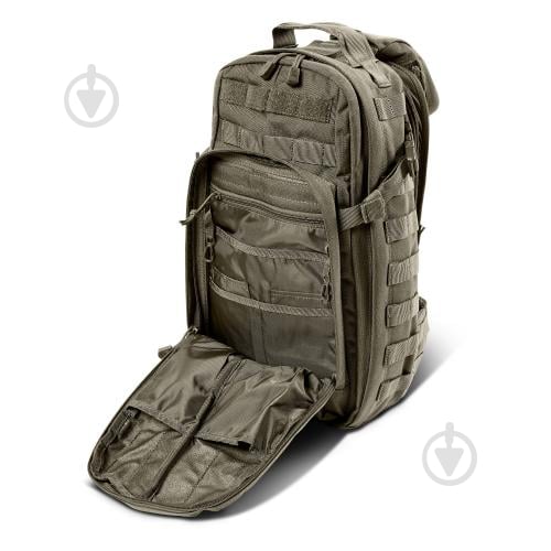 Рюкзак тактический 5.11 Tactical Сумка тактическая "RUSH MOAB 10" ([186] RANGER GREEN) - фото 7