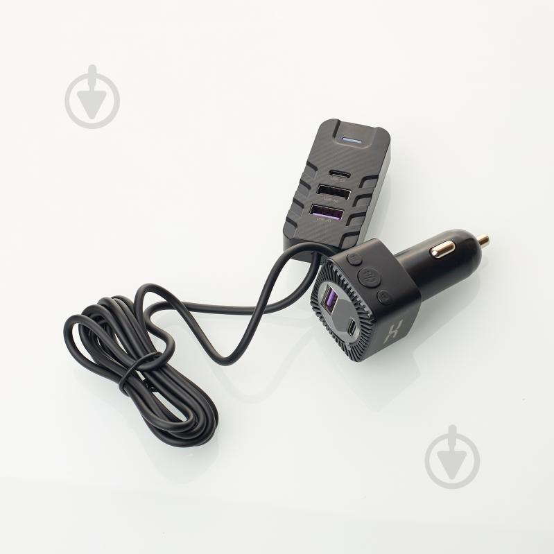 FM-модулятор DC TC-21 Bluetooth 5V/12V/24V/6.2A черный - фото 3