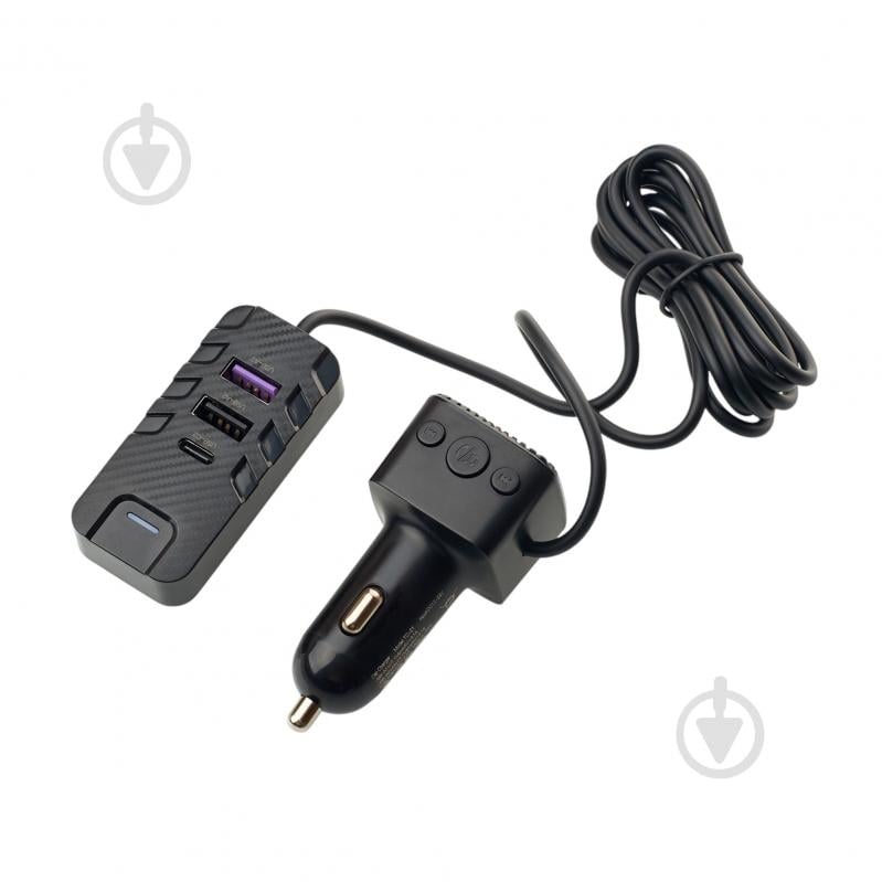 FM-модулятор DC TC-21 Bluetooth 5V/12V/24V/6.2A черный - фото 1