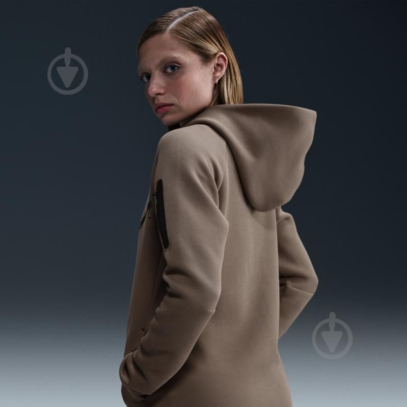 Джемпер Nike W NSW TCH FLC WR FZ HDY 2 HV6747-233 р.M коричневый - фото 10 Джемпер Nike W NSW TCH FLC WR FZ HDY 2 HV6747-233 р.M коричневый - фото 10