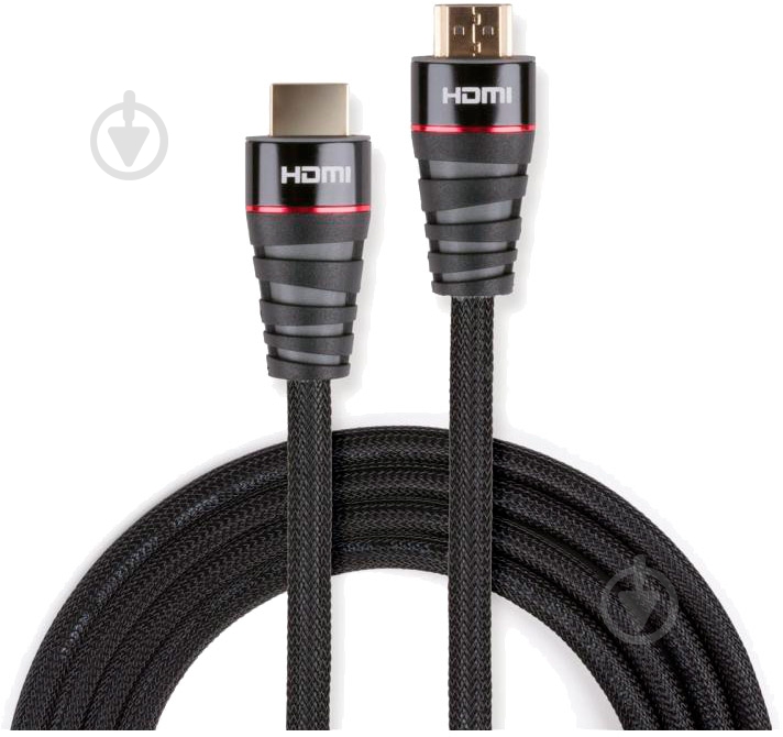 Кабель мультимедийный Vinga HDMI 5 м черный (HDMI01-5.0) - фото 4 Кабель мультимедийный Vinga HDMI 5 м черный (HDMI01-5.0) - фото 4